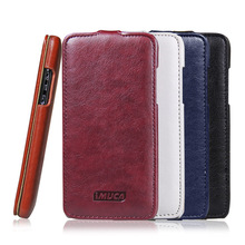 2015 new original brand IMUCA mobile phone bags cases PU flip vertical Leather Case cover for
