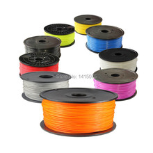 3D Printer Supplies Filament RepRap ABS/PLA 3.0/1.75mm 1kg Plastic Rubber Consumables Material MakerBot/RepRap/UP