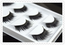 False eyelashes Professional thick fake lashes nude makeup eyelash extention 5pairs per pack W32- Free shipping 204684