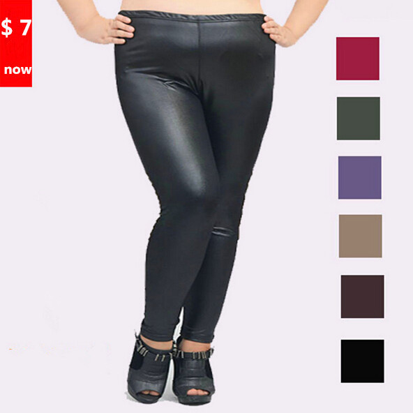 New 2014 Women Faux Leather Leggings Fashion Sexy Leggings