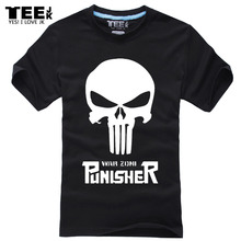 The new 2016 package mail The Punisher No Sweat Skull Logo Men Adult T-shirt Marvel Comics Seal team shirt large size s-4xl