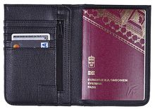 FreeShippFashion Passport Holder Genuine Leather Passport Cover Cowhide Travel wallet Card Case Protective Cover for Document 02