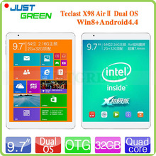 Original Teclast X98 Air II Dual Boot Tablet PC 9.7 inch 2048×1536 Retina Intel Z3736F Quad Core 2GB 32GB Dual Camera HDMI OTG