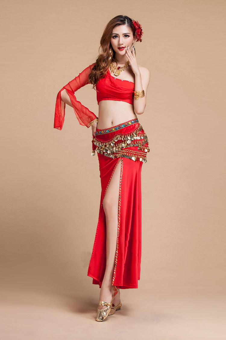 2015 Adult Belly Dance Costume Sexy Outfit Women Indian Dance Clothes Performance Wear Stage