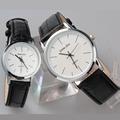 New Arrive Luxury Brand Men Women Lovers Quartz Wristwatch Leather Strap Watch Casual Male Waterproof Dress