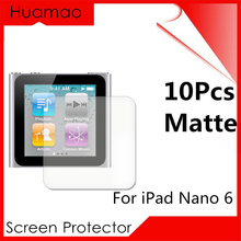 10Pcs/Set Matte Anti-Glare Screen Protector For Apple iPod Nano 6 Protection Cover Protective Guard Film Free Shipping