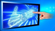 HOT! Real 6 Points Touch 46inch IR multi touch screen for LCD& Monitor with High durability, multi touch screen overlay