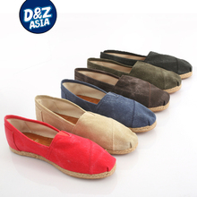 Italy Loafers ZAPATILLA LONA SIN CORDON sandal Shoes canvas Casual Couple home shoes