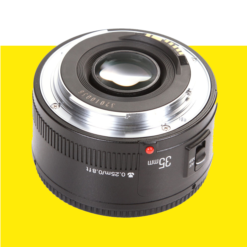 Yongnuo 35mm Lens YN35mm F2 Lens Wide-angle Large Aperture Fixed Auto Focus Lens For Canon EF Mount EOS Cameras