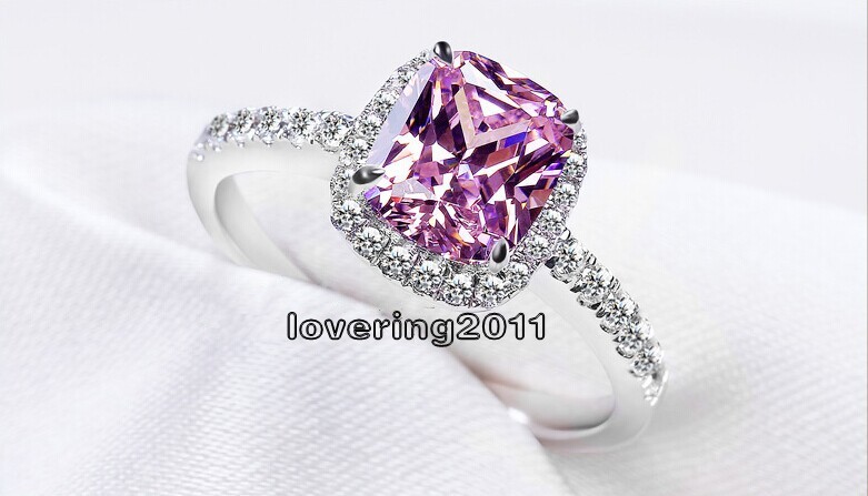Pink engagement rings cheap