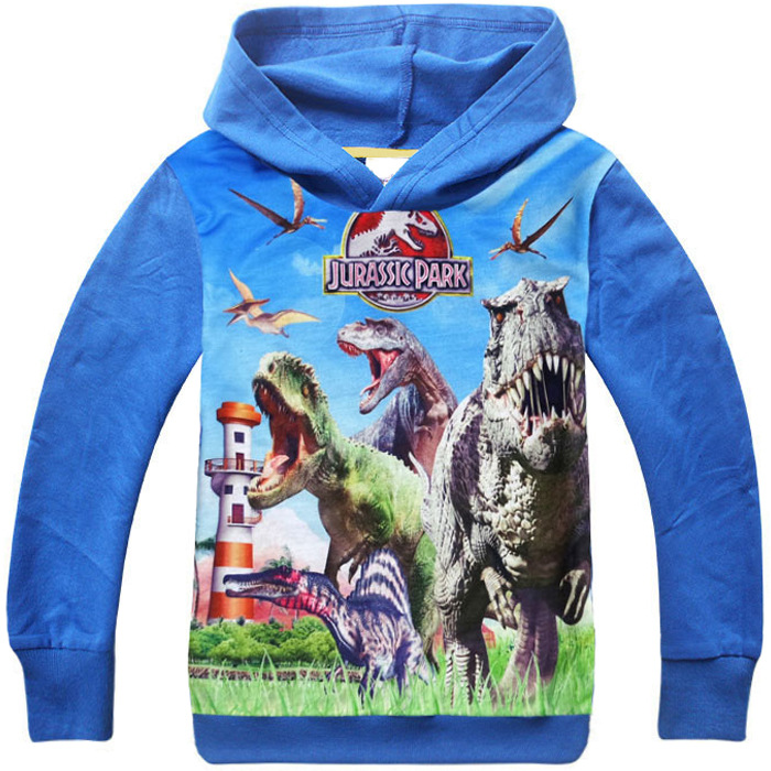 Kids boys Jurassic World hoodies Jacket hoody shirt long sleeve