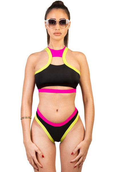 2015 New Sexy Summer Woman Beach Fashion Patchwork...