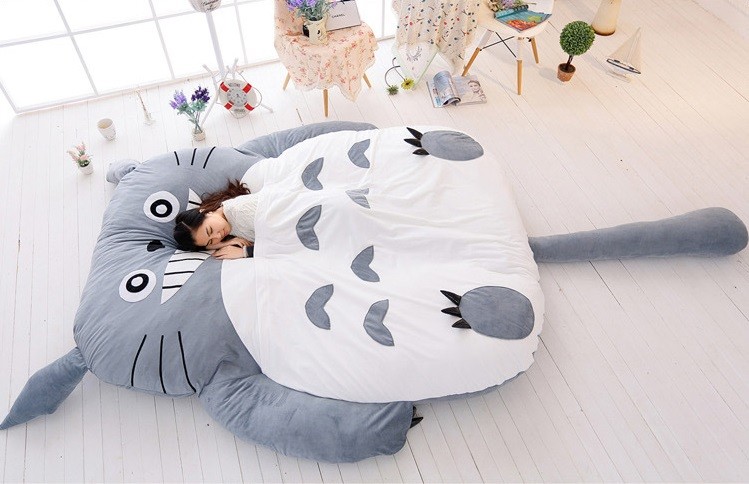 sleepy totoro plush