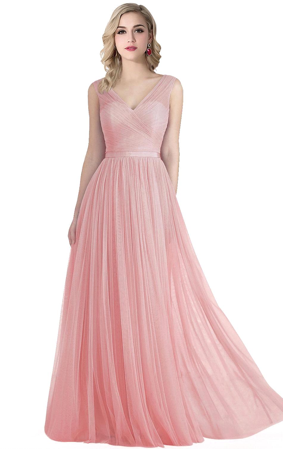 Pink bridesmaid dresses for cheap