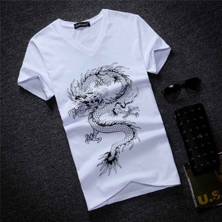 2016 Summer font b Men b font T font b Shirt b font Casual Cotton Tee