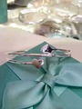 Free shipping 990 Pure Sterling Silver Double Hearts Open ended Bangles