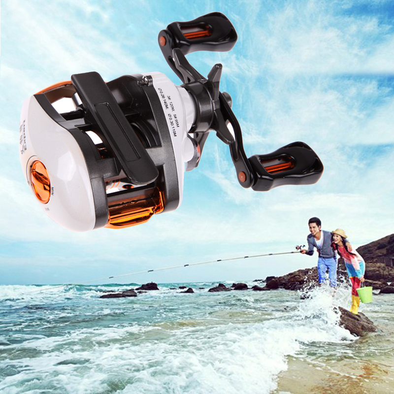 12+1 BB High Speed G-Ratio 6.3:1 Bait Casting Fishing Reel Right Handed Fishing Reel with Magnetic Brake System Fishing Tool