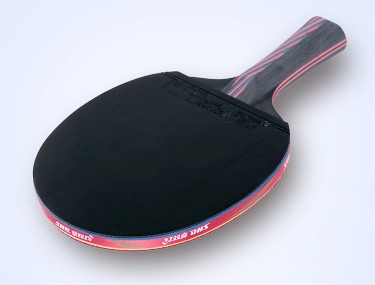 Carbon table tennis rackets shakehand paddle wooden handle grip long holder professional good quality hybrid wood rackets