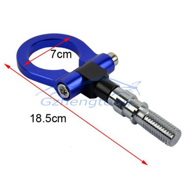 NEW Blue Aluminum Racing Screw Tow Hook Trailer Small Towing Bars for European Models Car (4)