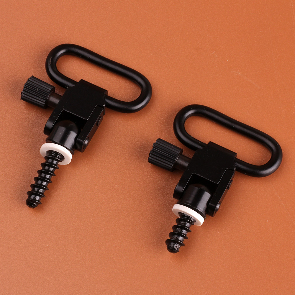 2Pcs 1 inch Tactical QD Quick Detachable Super Sling Swivel Stud Mount