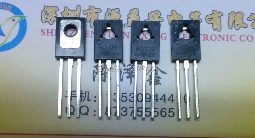 Free shipping BD139 BD140 Each 25pcs Transistor TO 126 NPN PNP 80V 1 5A TO126 Silicon