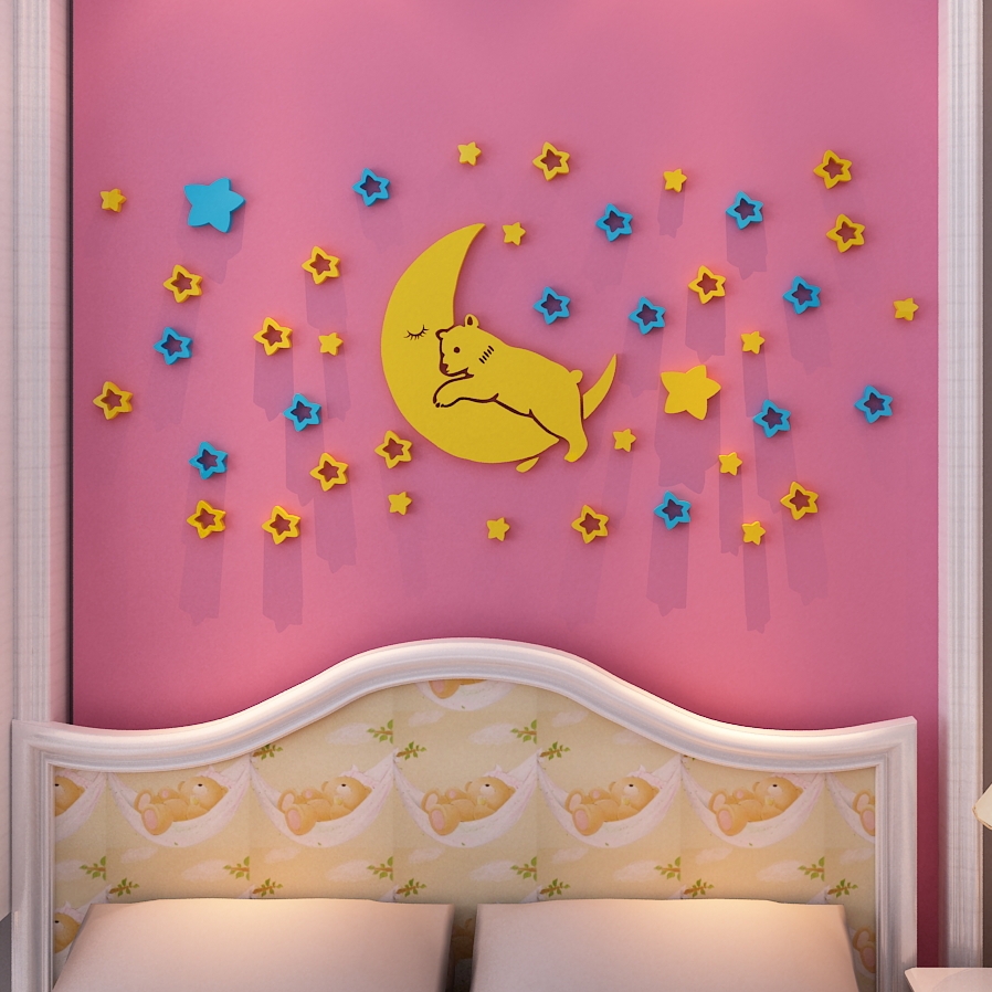 Online kopen wholesale 3d crystal bear uit china 3d crystal bear ... Woonkamer aan de muur gemonteerde witte