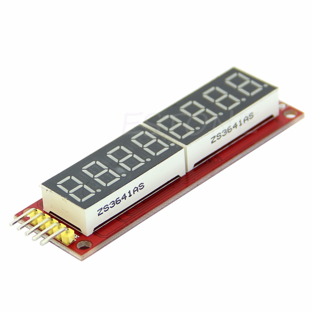 Red MAX7219 8 Digit LED Display Module Digital Tube for Arduino SPI Control