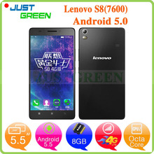 Original Lenovo S8 7600 4G FDD LTE Smart Phone 5 5 1280X720 MTK6752M Octa Core 13MP