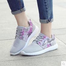 2016 spring and summer flat soft outsole female light breathable shoes network all match casual shoes