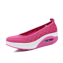 AAKT 2016 Spring Summer Women Platform Shoes Women Breathable Air Mesh Jogging Shoes Fashion Casual Sandals