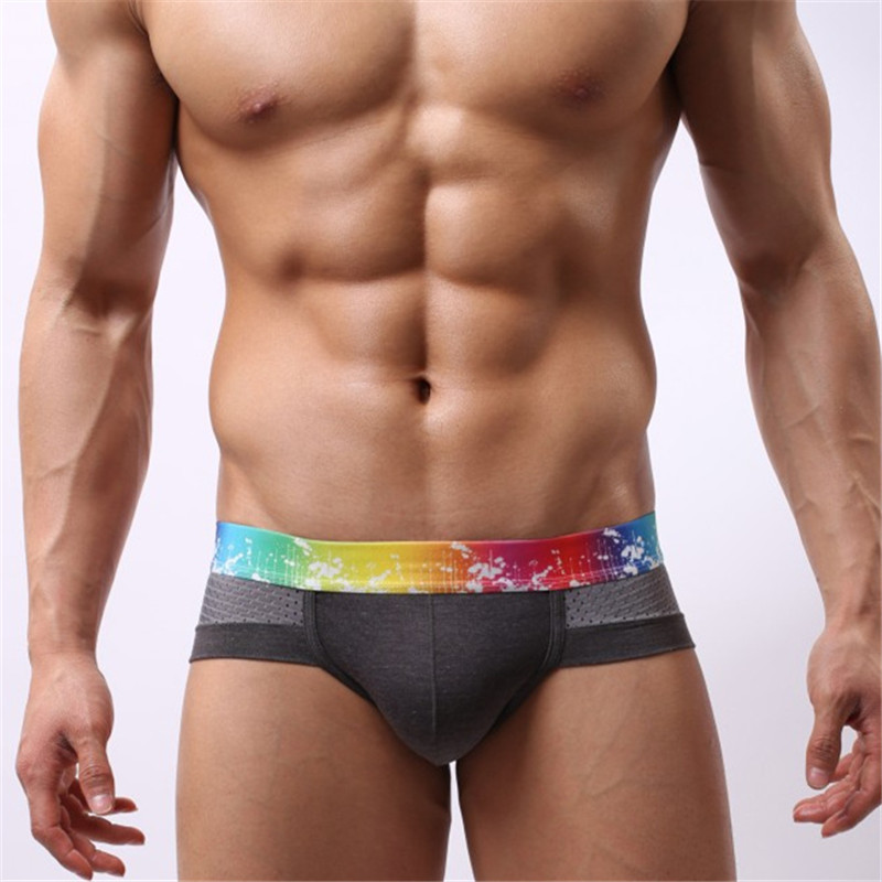 High Quality Sexy Men Mesh Briefs Shorts Men\'s Sex...