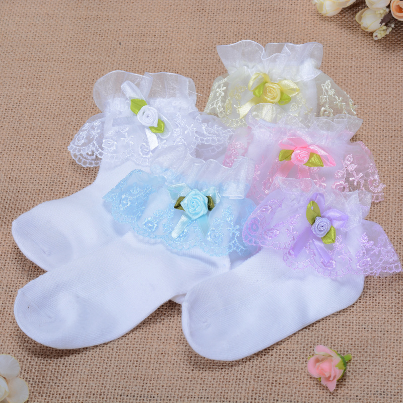 Related Products Lace Lace socks galore! From frilly to fancy to the must have classic lace socks, we have it all! Browse our selection and you are sure to find the perfect lace sock!