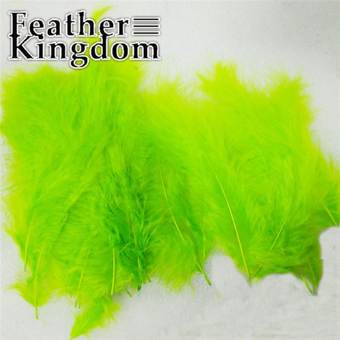 apple green Turkey feather