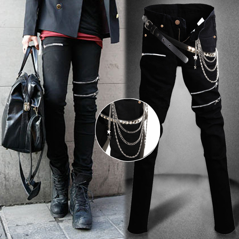 Compare Prices on Black Chain Pants- Online Shopping/Buy Low Price ...  