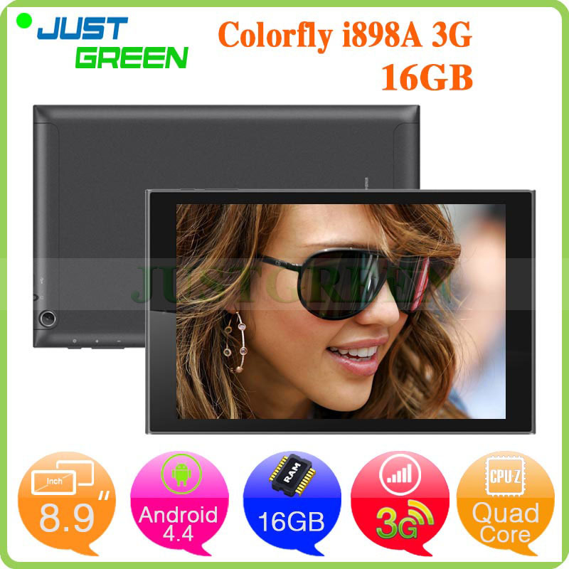 Colorfly i898A 3G Android 4 4 Z3735F Quad Core 2GB 16GB GSM WCDMA Tablet PC Camera