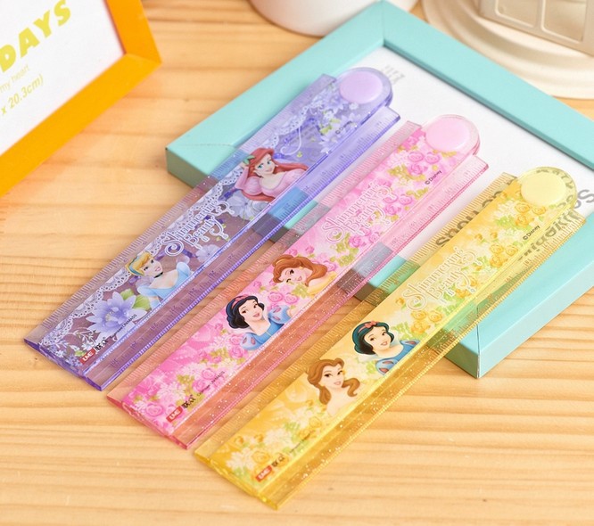 10pcs/lot Kawaii Cute Stationery tools,30CM Plastic folding ruler