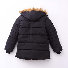 TOP NS 2015 boys winter jacket with hooded soft warm cotton winter jacket for boy children