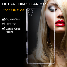 Z3 Clear Case Transparent Capa Shell Plastic Back Cover For Sony Xperia Z3 Clear Cover For Sony Z3 D6603 D6643 D6653 D6616 D6633