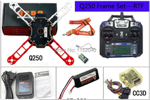 2015 New FPV mini Q250 4-Axis Quadcopter Frame Kit RTF Combo with MT2204 Motor & 5030 Prop & CC3D Flight Controller QAV250