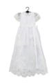 2016 Advanced Lace White christening dress with hats Elegant newborn party dresses baptism dresses for infant