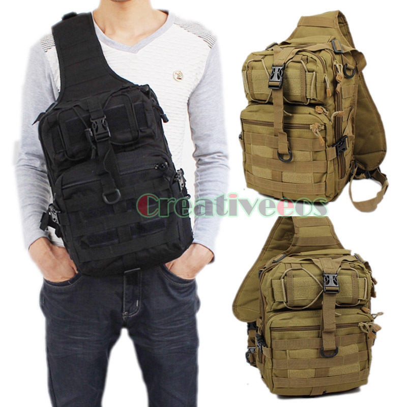 Mens Hiking Shoulder Bag Shoulder Travel Bag