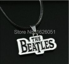The beatles Rock Music Chain Pendant For Man Woman Lady Girl Boy Fans Leather Necklace movie jewelry