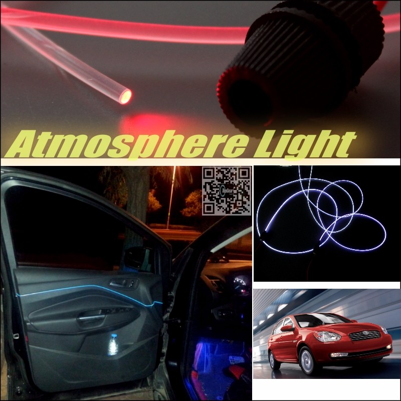 Car Atmosphere Light Fiber Optic Band For Dodge Verna Attitude Furiosa Interior Refit No Dizzling Cab Inside DIY Air light