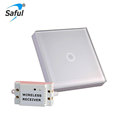 Free Shipping White Black 12V Touch Switch Interruptor 1 Gang 1 Way Crystal Glass Panel Smart
