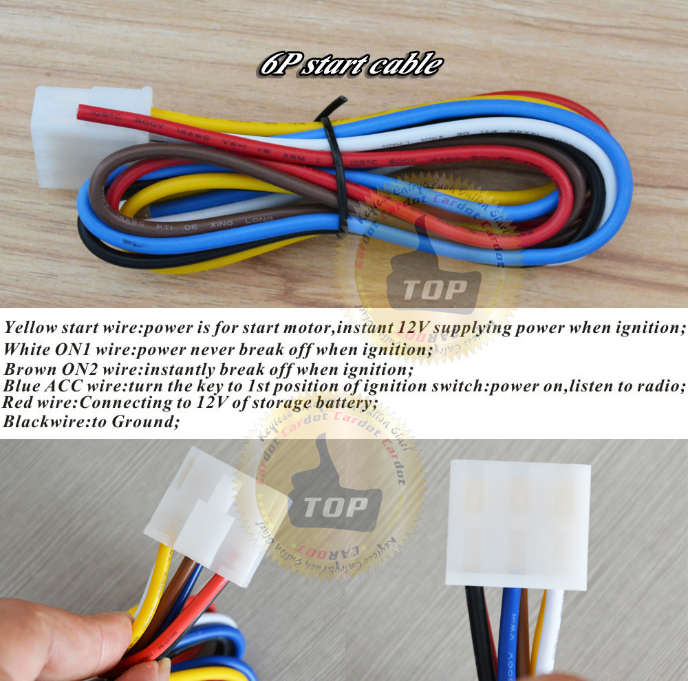 6P start wire(no print)