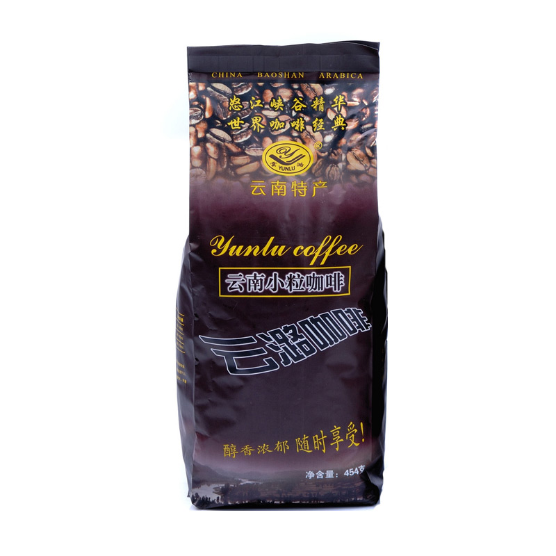 454g Medium Roast Organic Coffee Beans Yunnan Small Seed Coffee Beans Loss Weight Coffee Free Shipping
