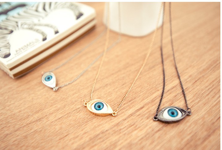 The jewelry hut N98 The 2014 New Fashion Retro Punk Woman Multiple Agle Demons Eye Necklace