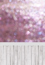 5x7ft Thin vinyl cloth photography costume wedding custom bokeh glitter wood background for photo studio free shipping F-502