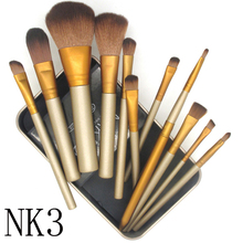  Naked 4 Makeup Brushes 12 pcs Make up NK 4 Professional Brush Set 3 Brand