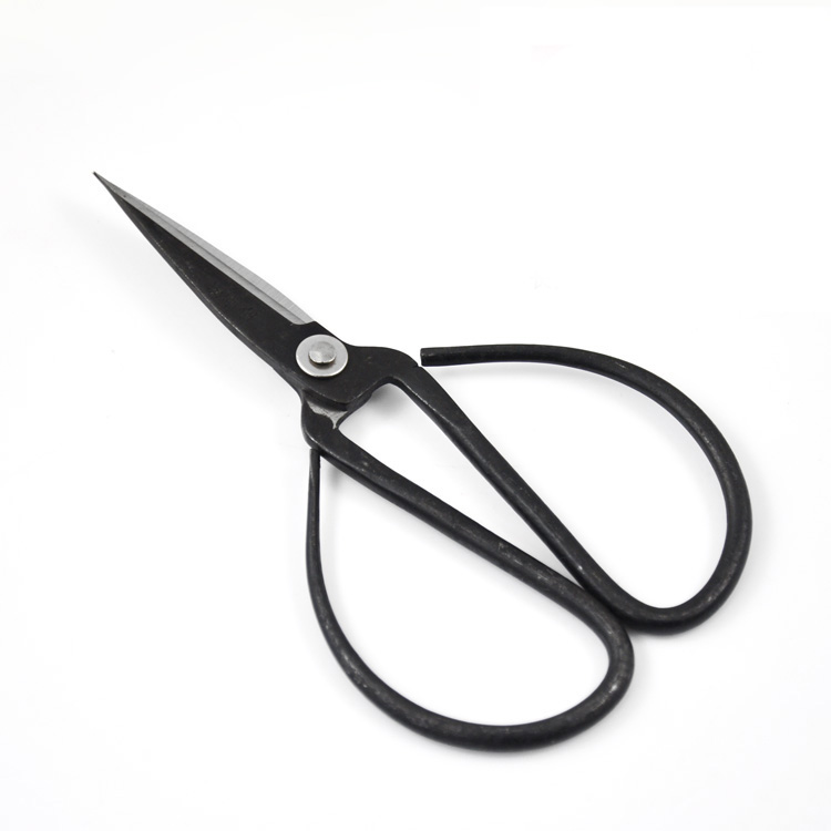Free shipping wangwuquan 190 mm carbon steel scissors household and garden bonsai scissors traditional design